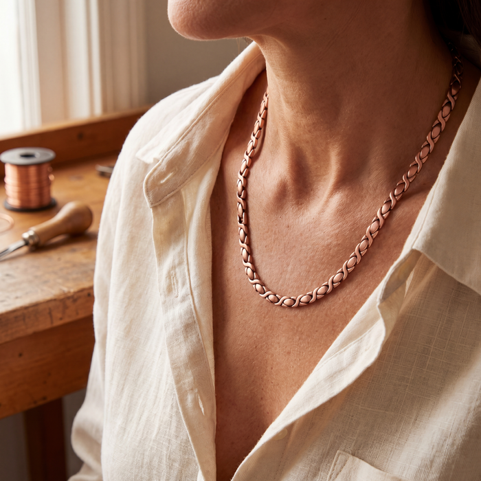 Copper & Spirit Cedar Copper Necklace