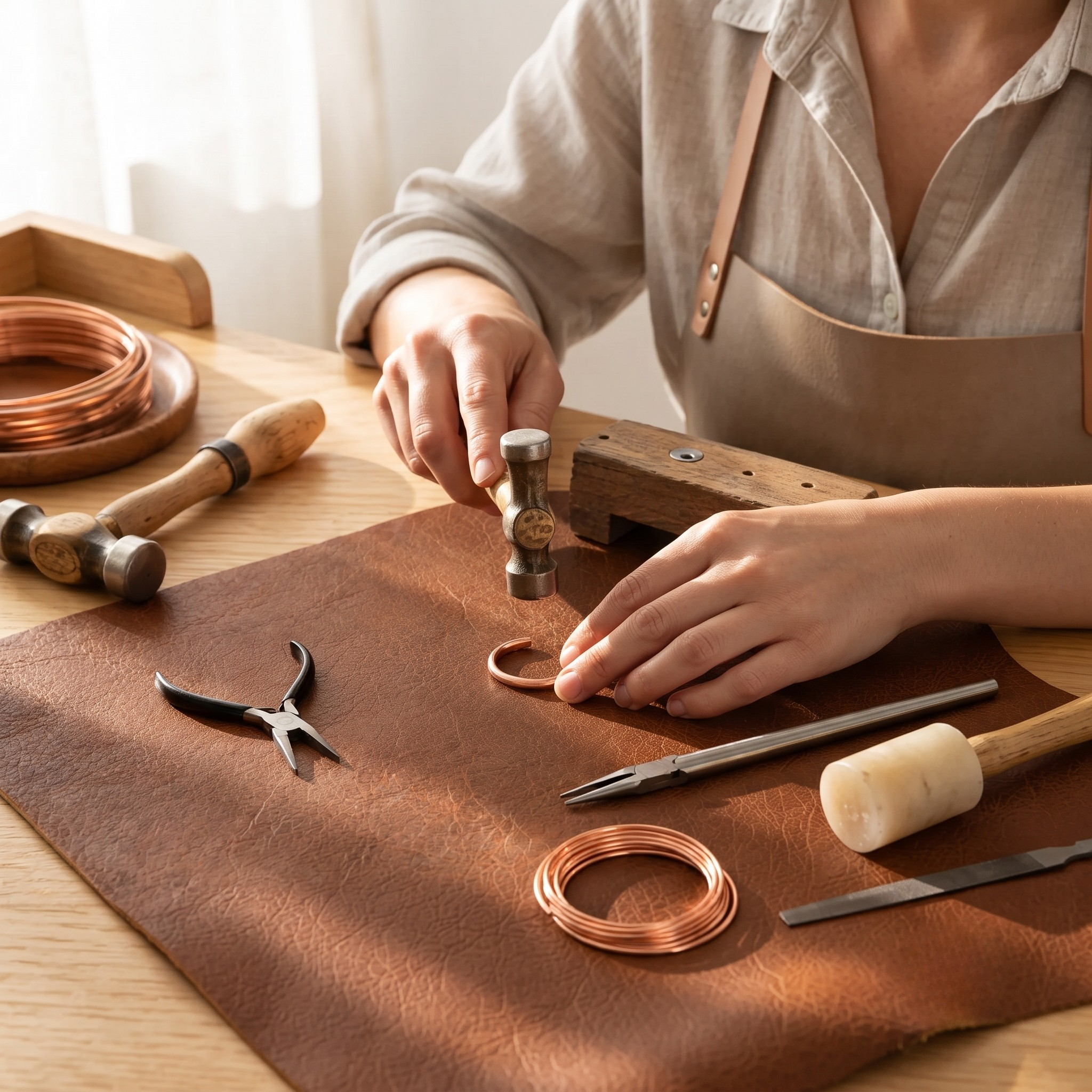 Copper & Spirit Slick Copper Toe Ring