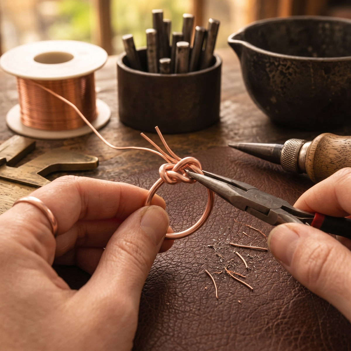Copper & Spirit Lace Copper Ring