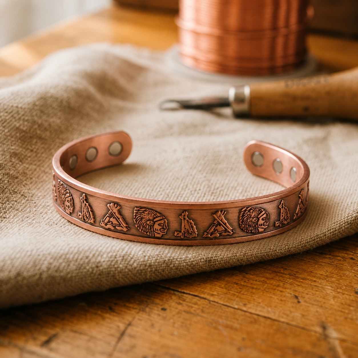 Copper & Spirit Native Copper Bracelet