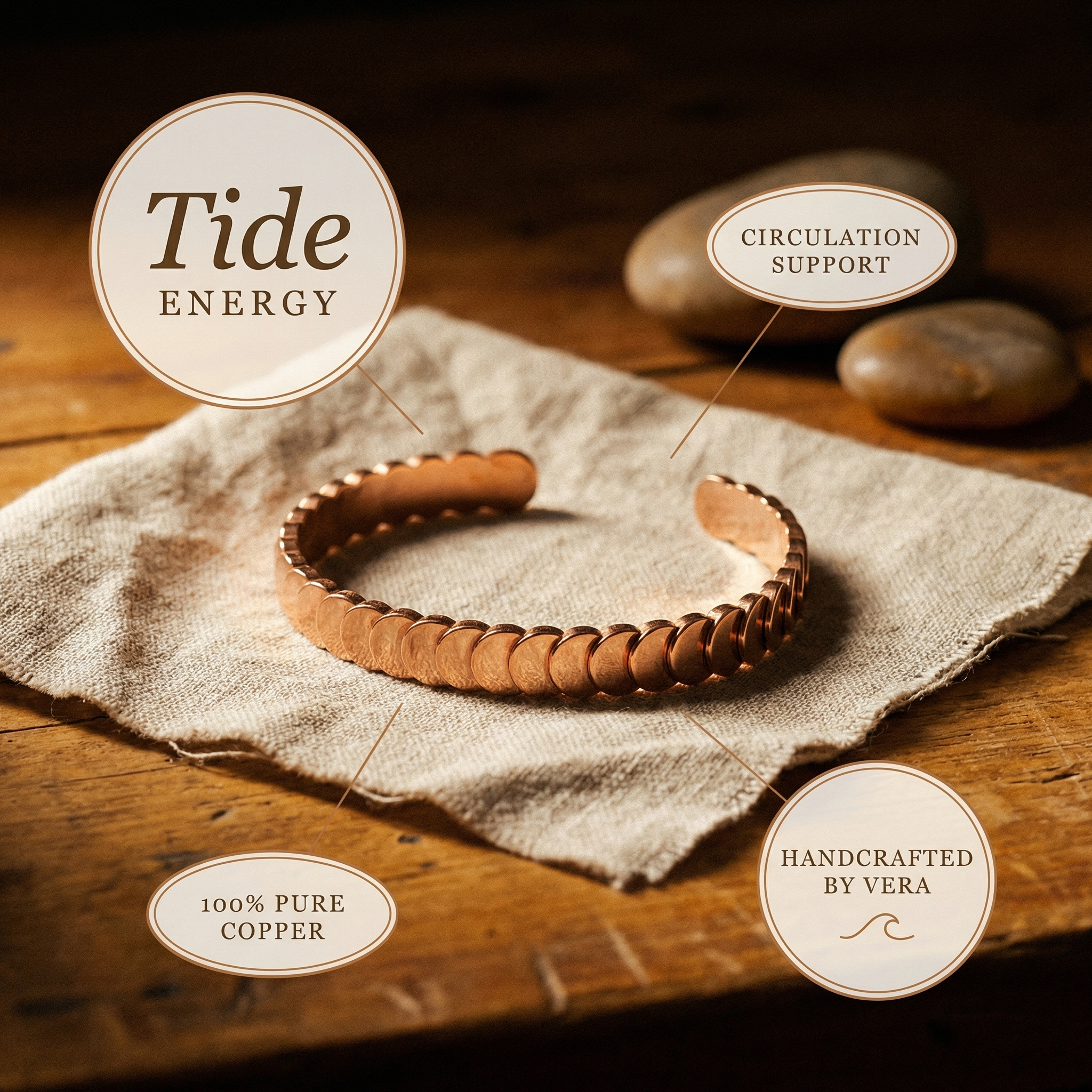 Copper & Spirit Tide Copper Bracelet