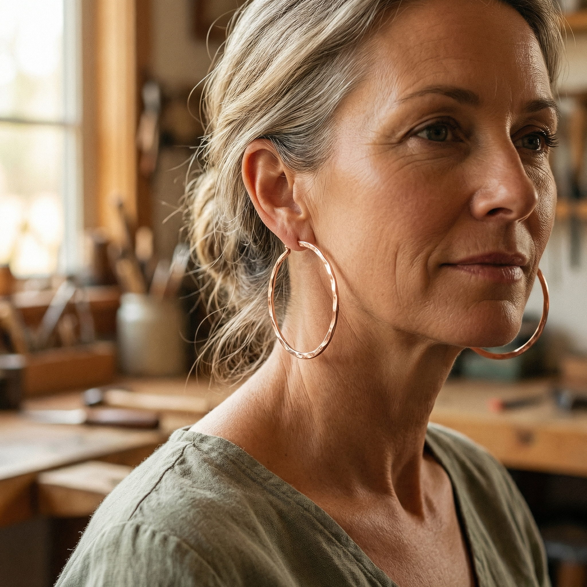 Copper & Spirit Willow Copper Earrings