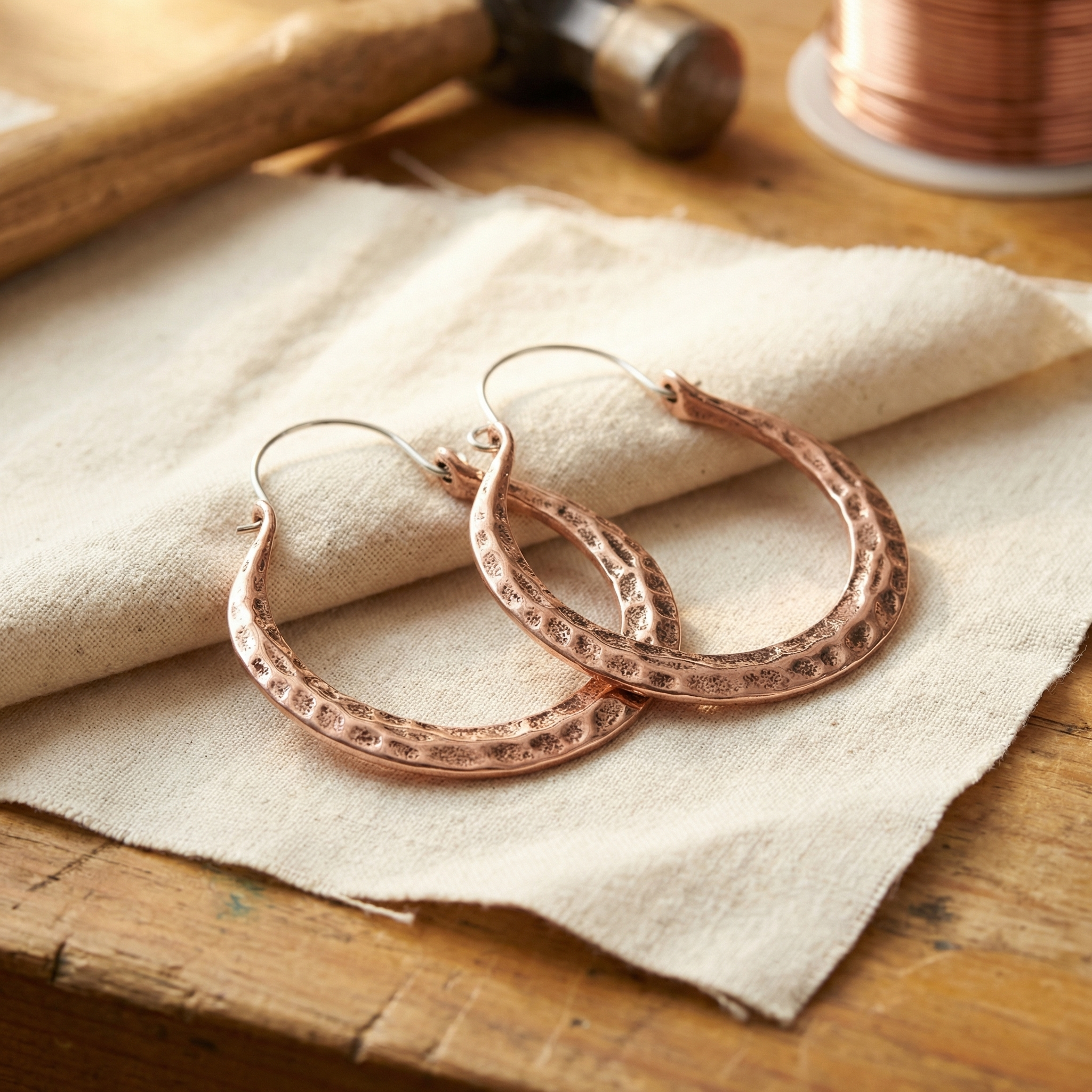 Copper & Spirit Ember Copper Earrings