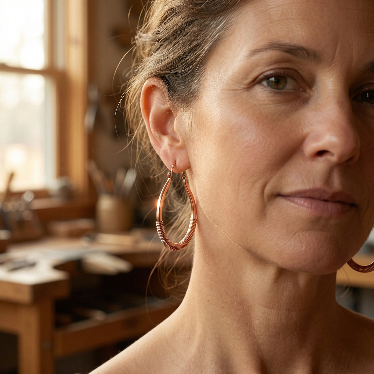 Copper & Spirit Creek Copper Earrings