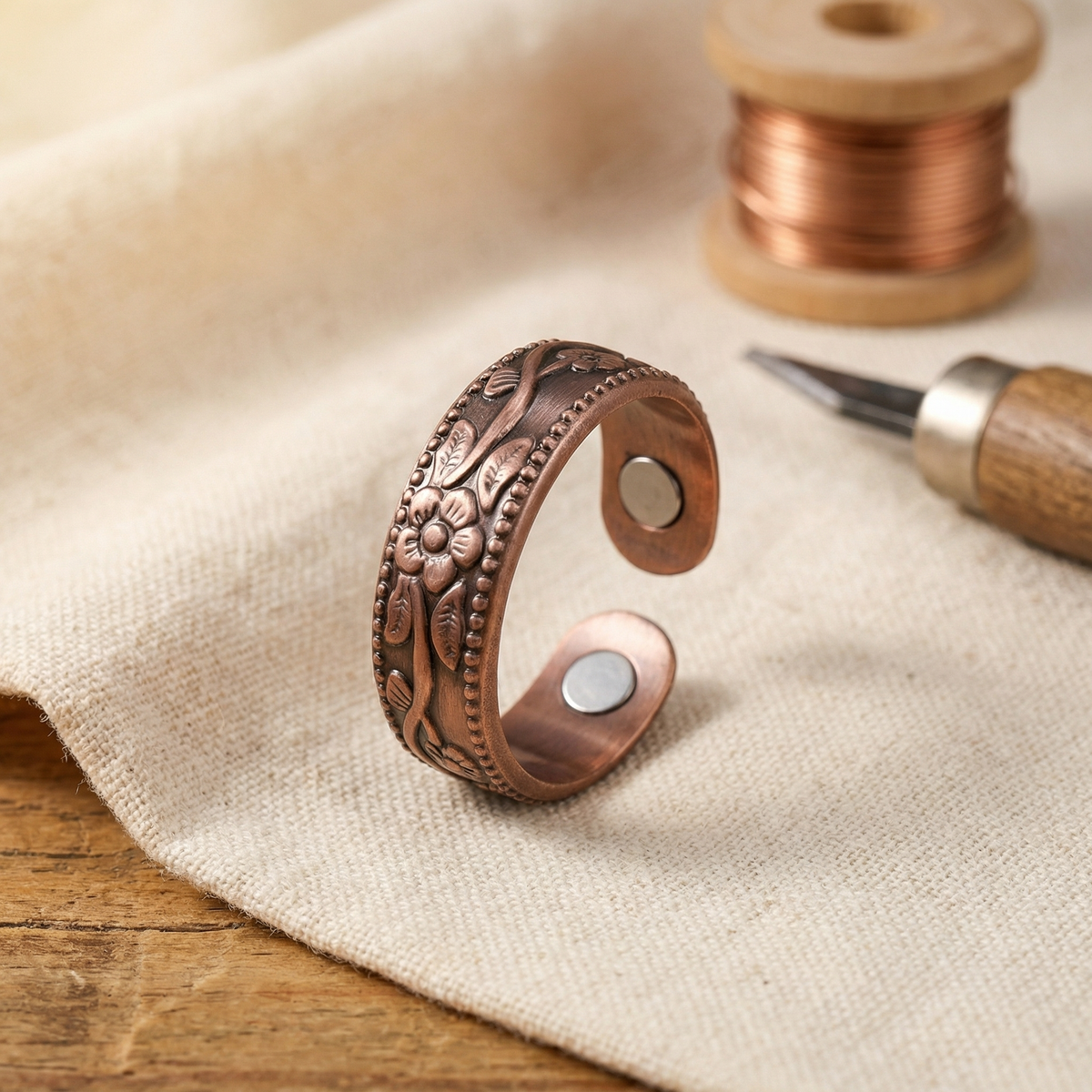 Copper & Spirit Petal Copper Ring