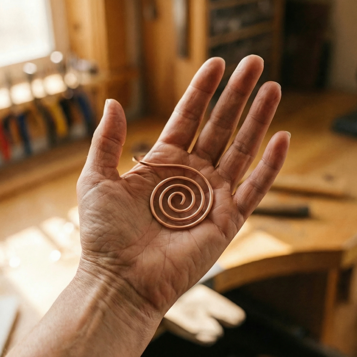 Copper & Spirit Flow Copper Hand Spiral