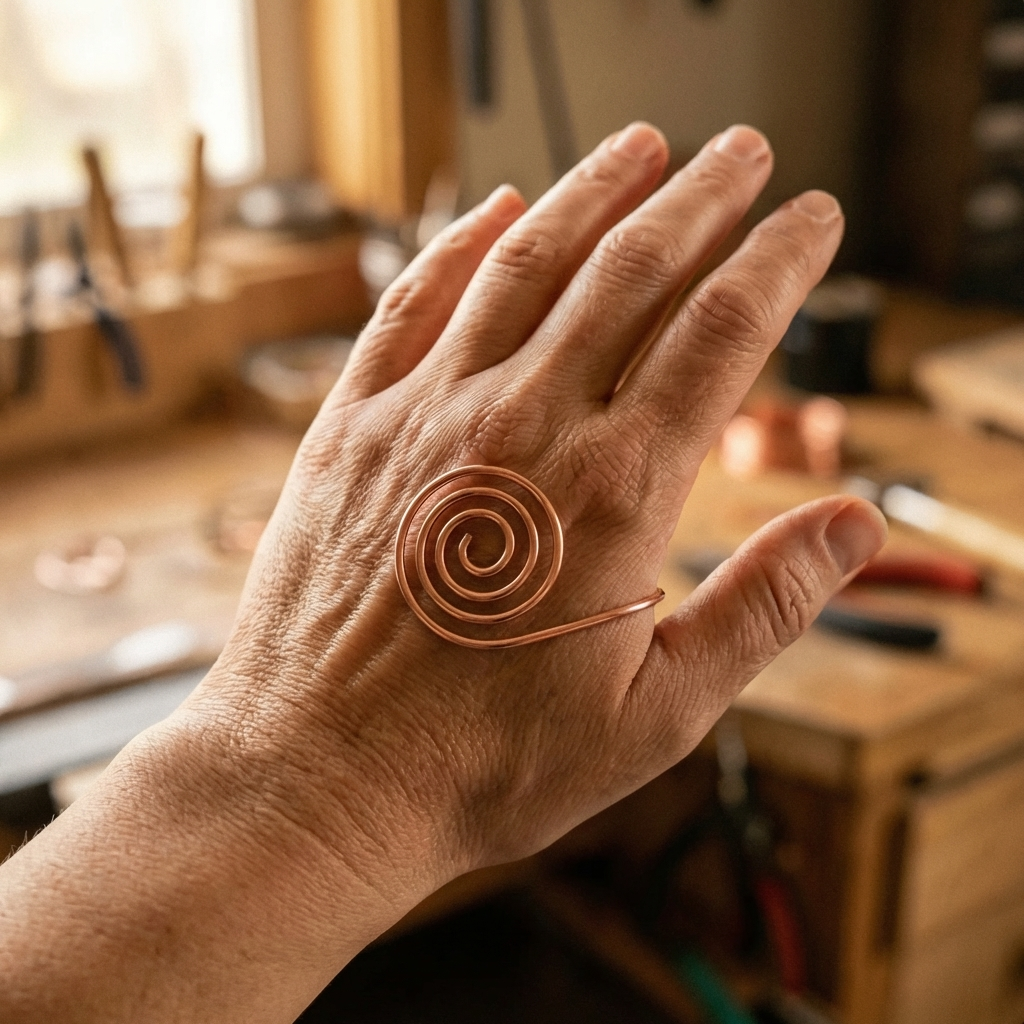 Copper & Spirit Flow Copper Hand Spiral