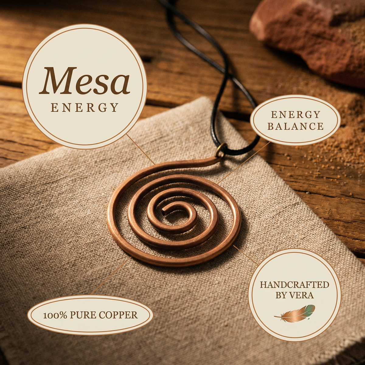 Copper & Spirit Mesa Copper Necklace