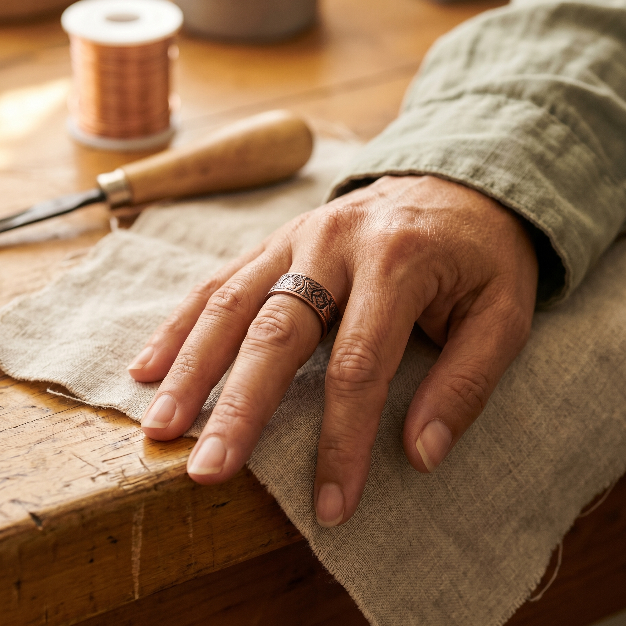 Copper & Spirit Bole Copper Ring