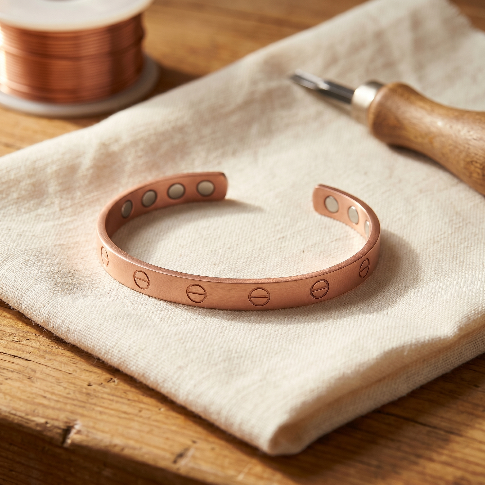 Copper & Spirit Bolt Copper Bracelet
