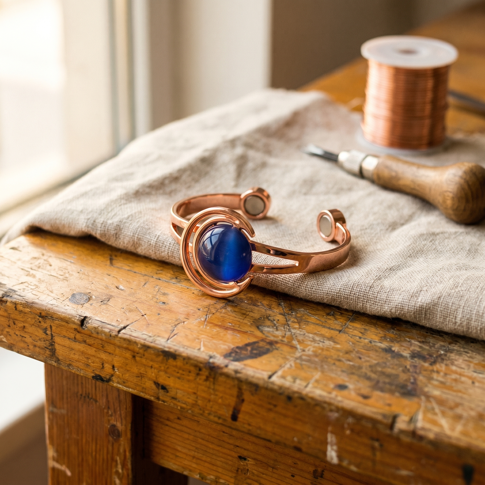 Copper & Spirit Sphere Copper Bracelet