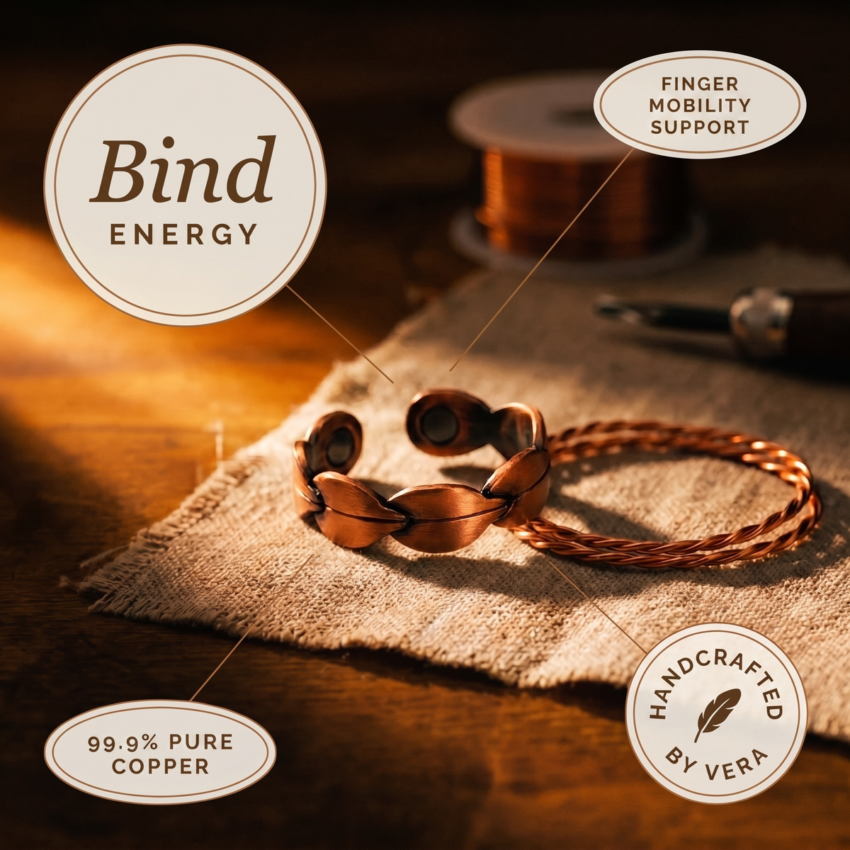 Copper & Spirit Bind Copper Ring