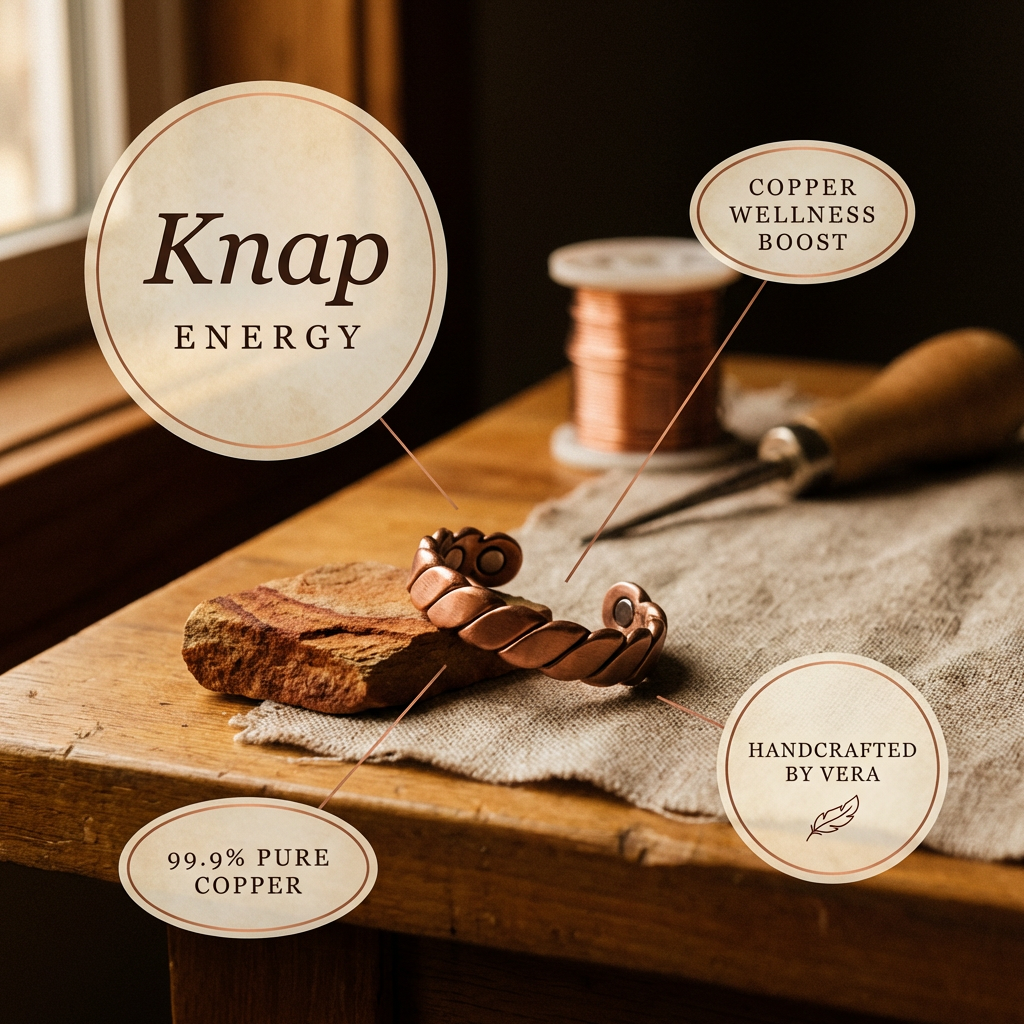 Copper & Spirit Knap Copper Ring