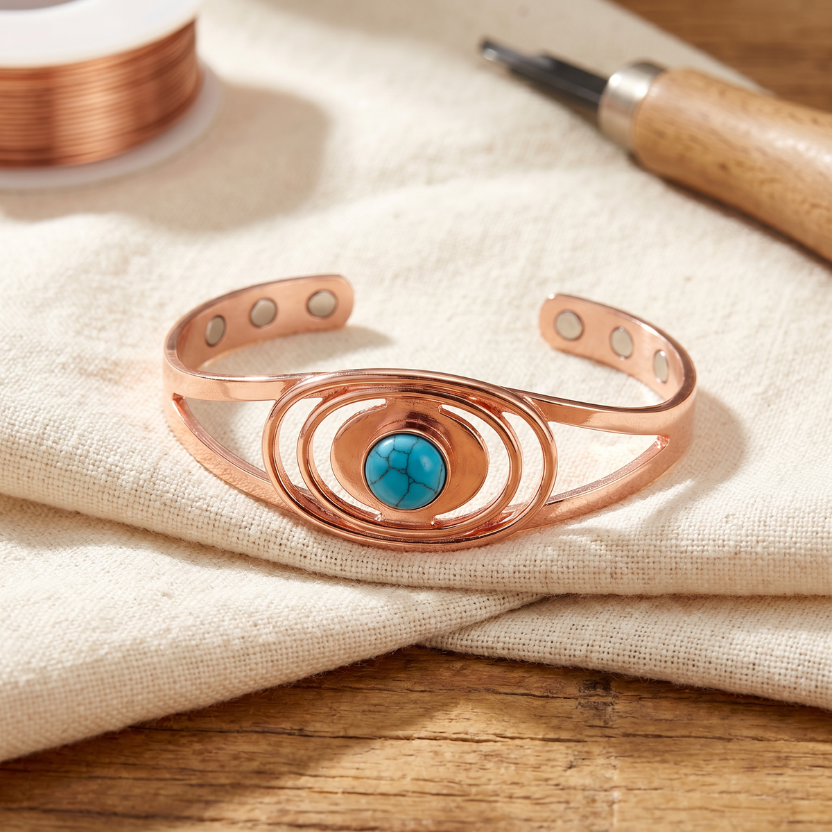 Copper & Spirit Sedge Copper Bracelet