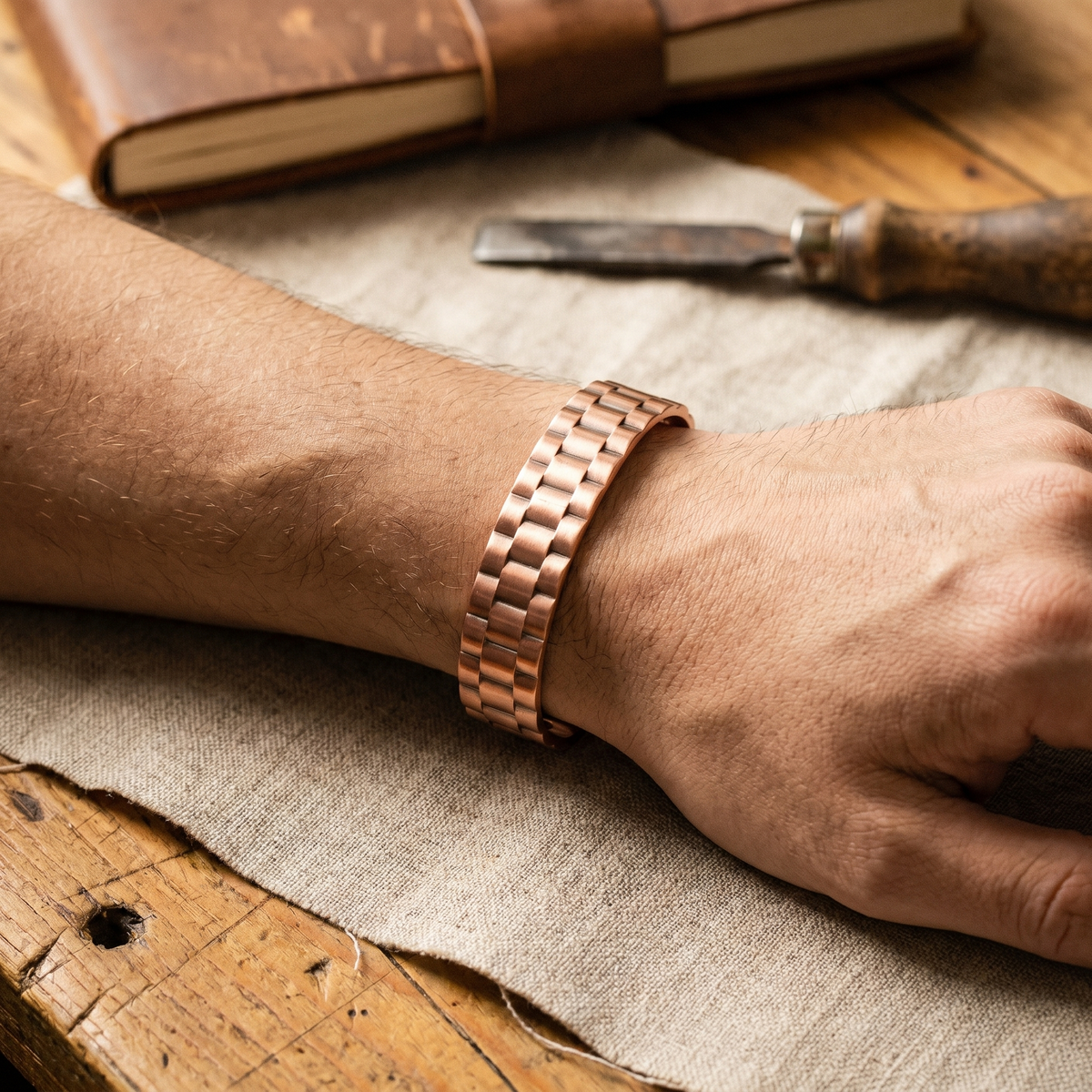 Copper & Spirit Ore Men's Copper Bracelet