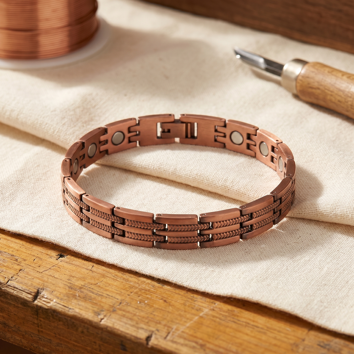 Copper & Spirit Pike Men's Copper Bracelet