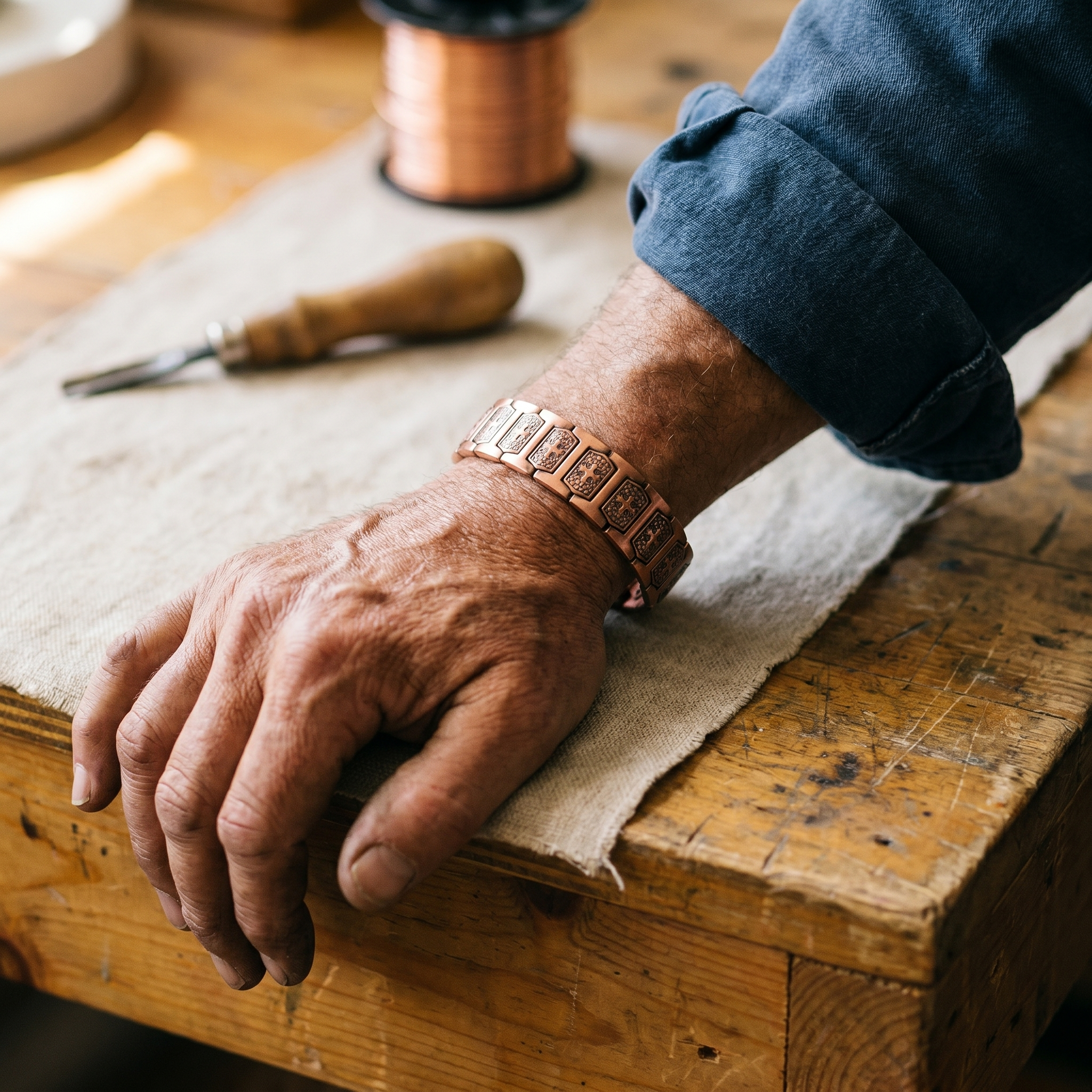 Copper & Spirit Gale Men's Copper Bracelet