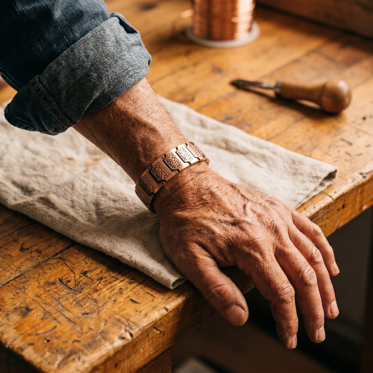 Copper & Spirit Glen Men's Copper Bracelet