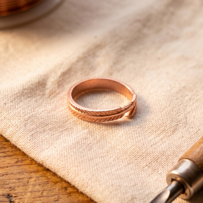 Copper & Spirit Root Copper Ring