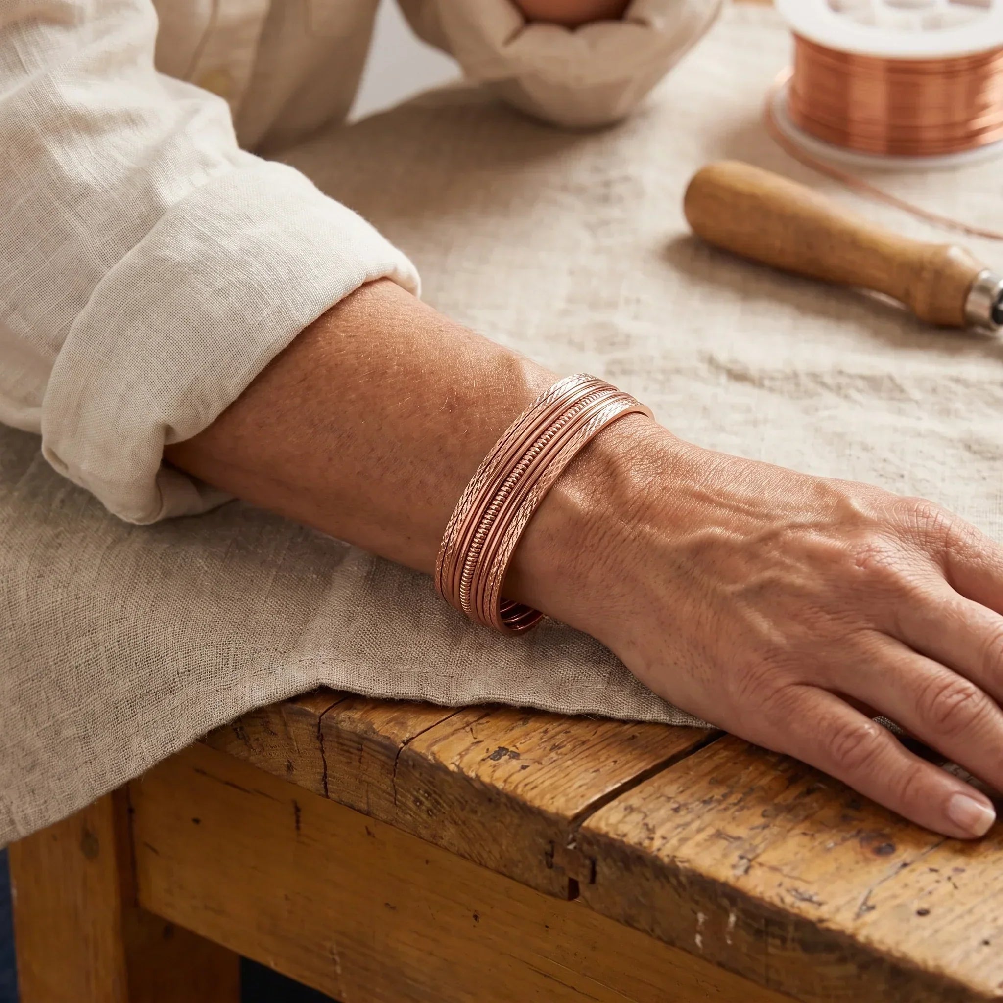 Copper & Spirit Bracken Copper Bracelet