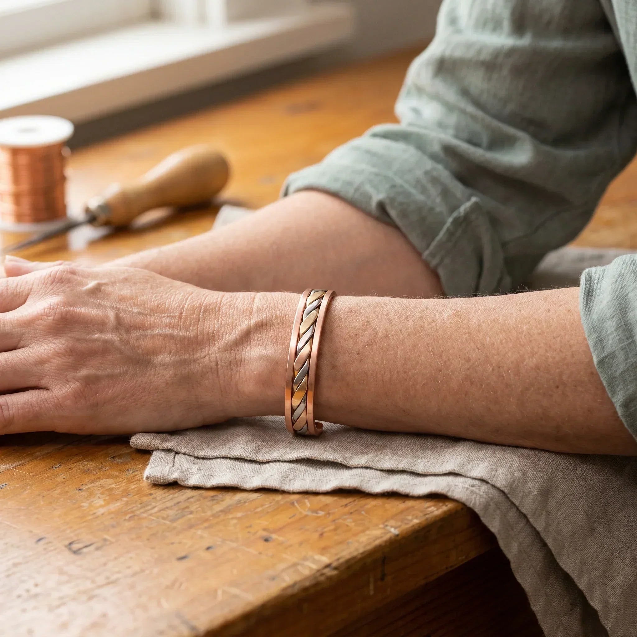 Copper & Spirit Bud Copper Bracelet