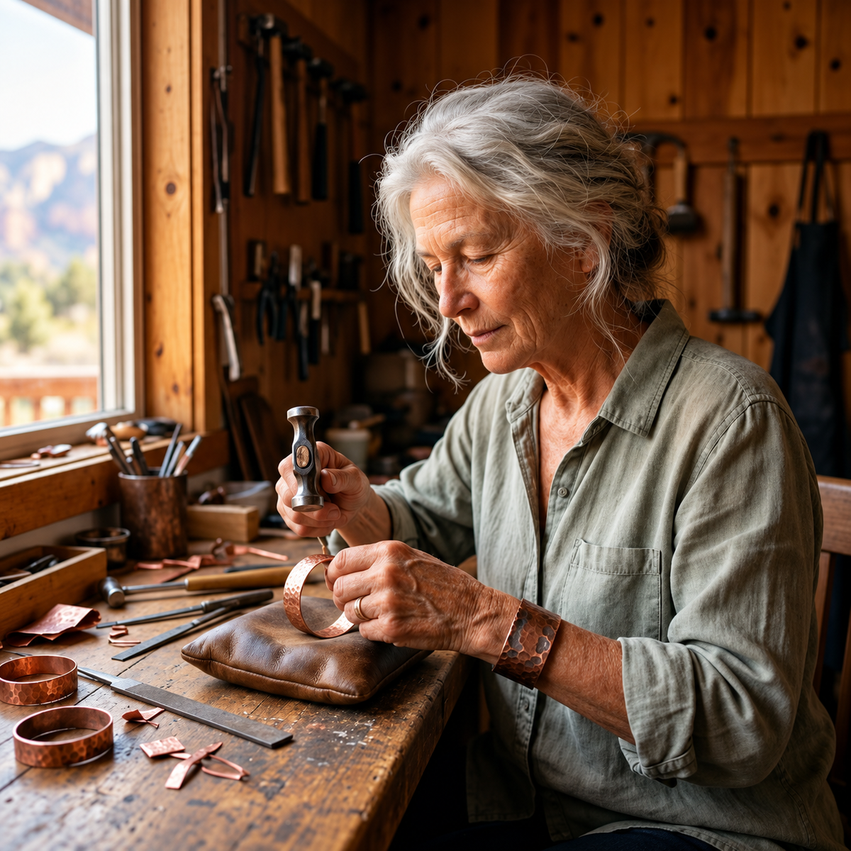 Copper Soul Elegant Pure Copper Water Bottle