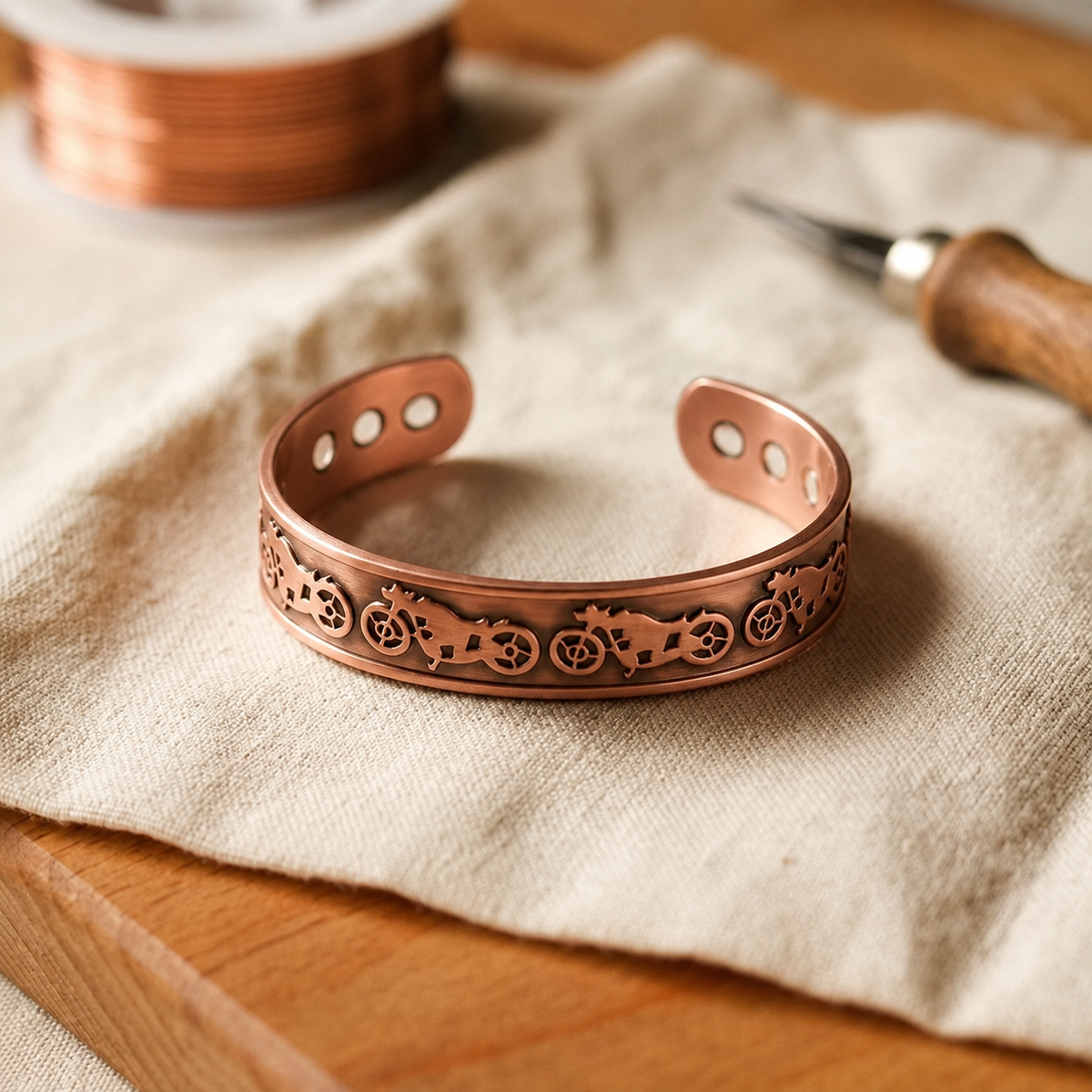 Copper & Spirit Ride Copper Bracelet