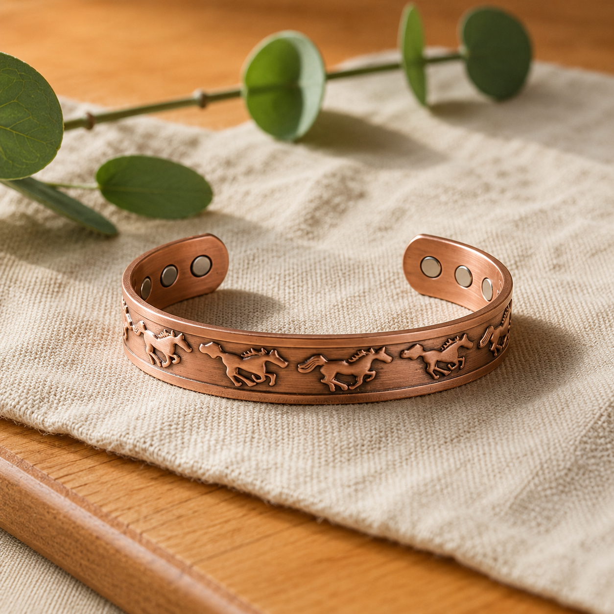 Copper & Spirit Horse Copper Bracelet