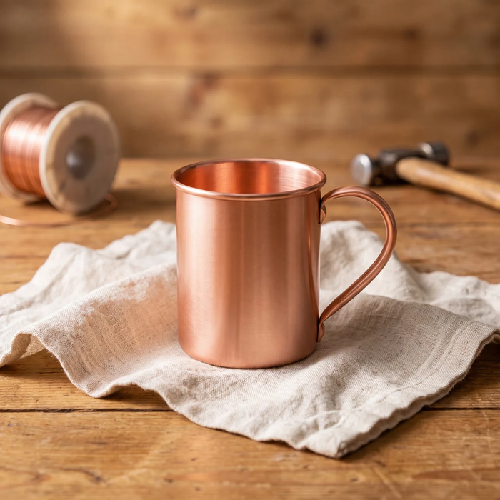 Copper & Spirit Copper Plain Mug 400ml