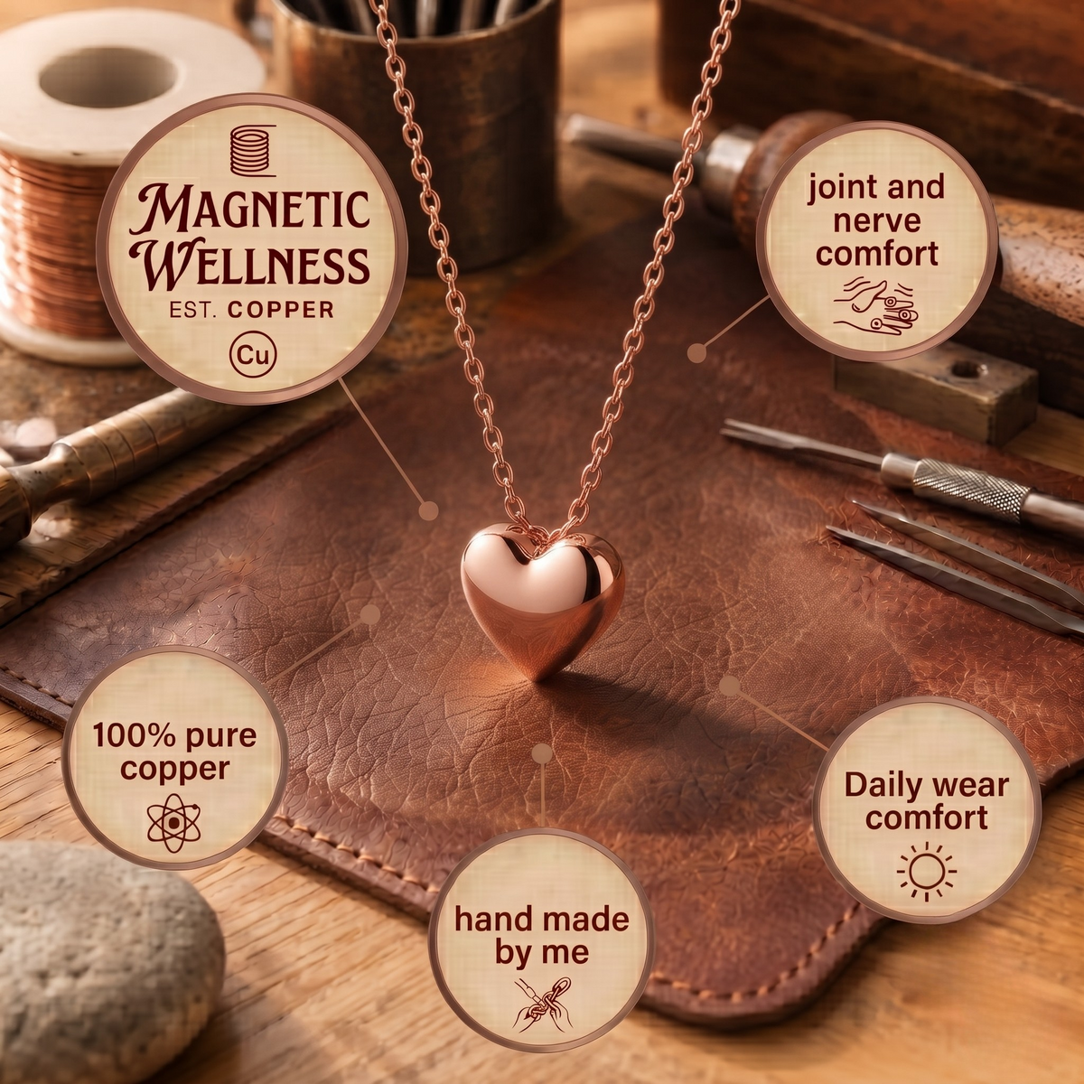 Copper & Spirit Kern Copper Necklace