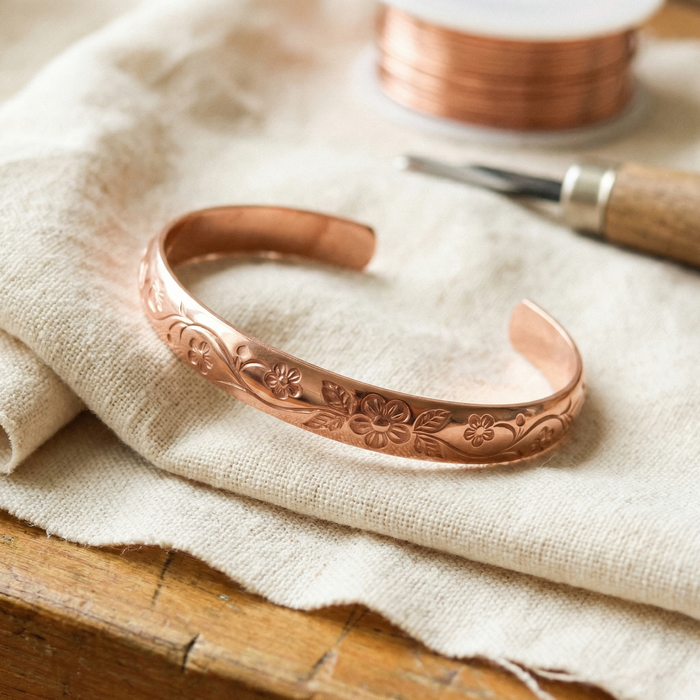 Copper & Spirit Bloom Copper Bracelet