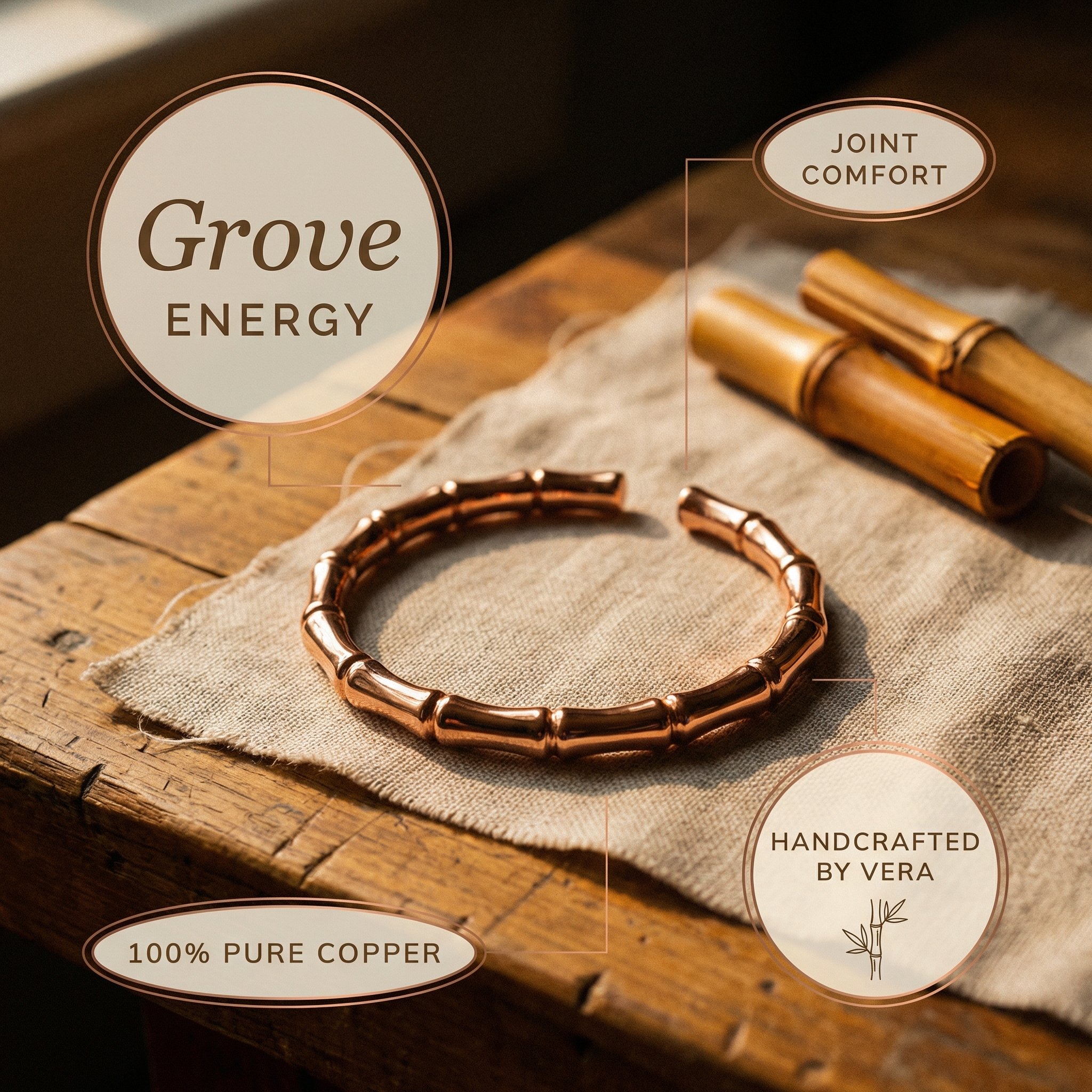 Copper & Spirit Grove Copper Bracelet
