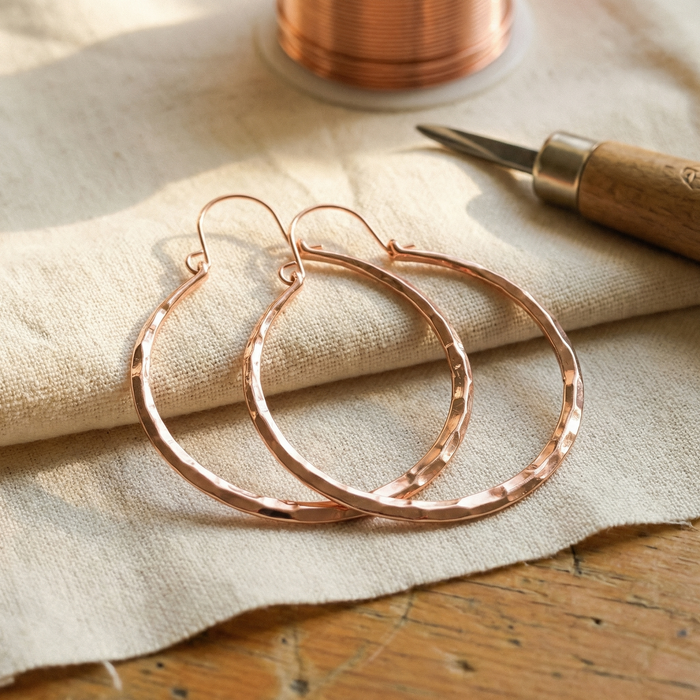 Copper & Spirit Willow Copper Earrings