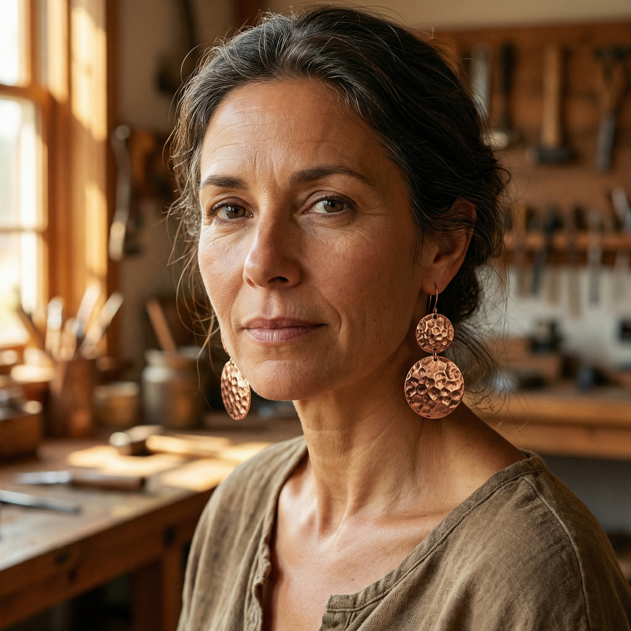 Copper & Spirit Solstice Copper Earrings