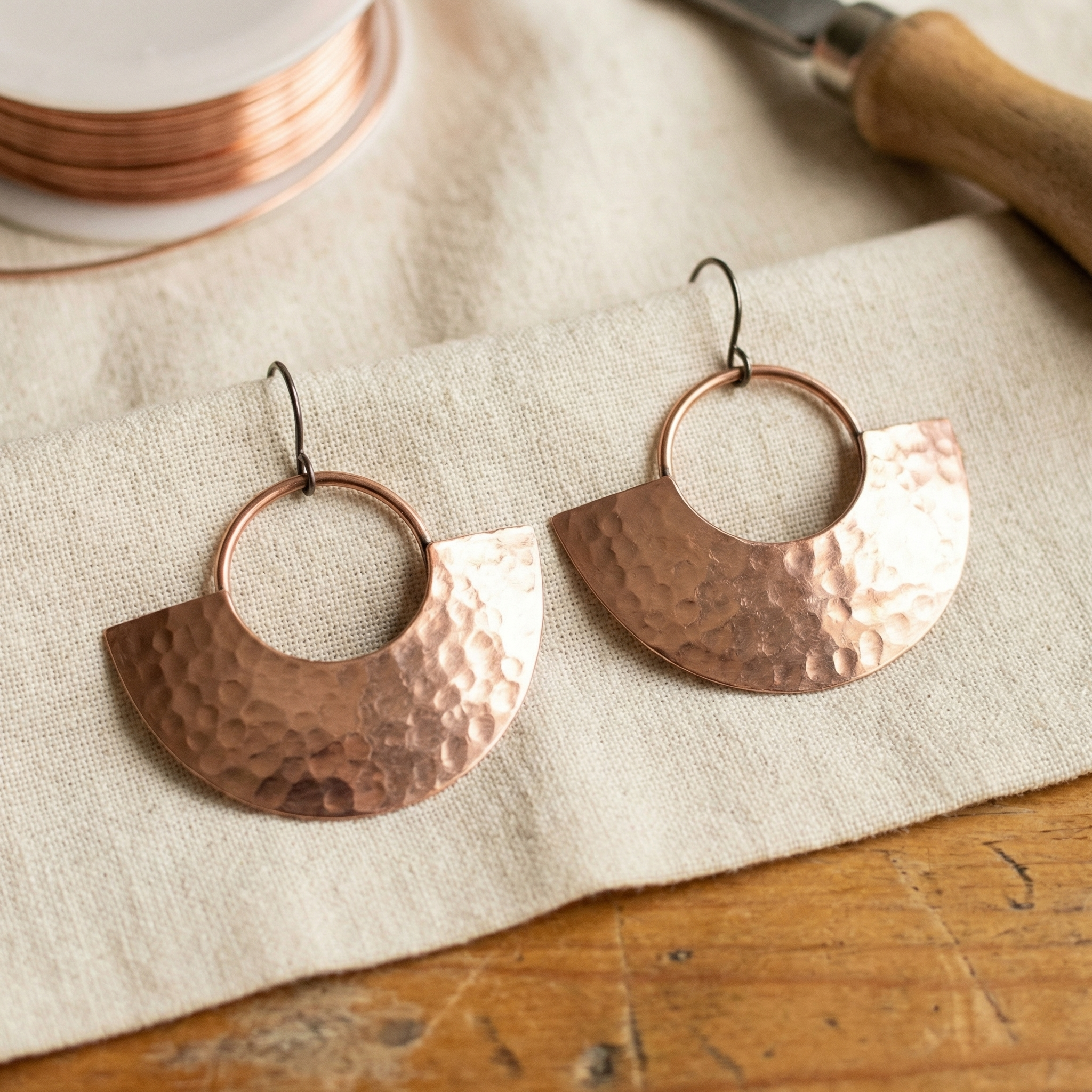 Copper & Spirit Sol Copper Earrings