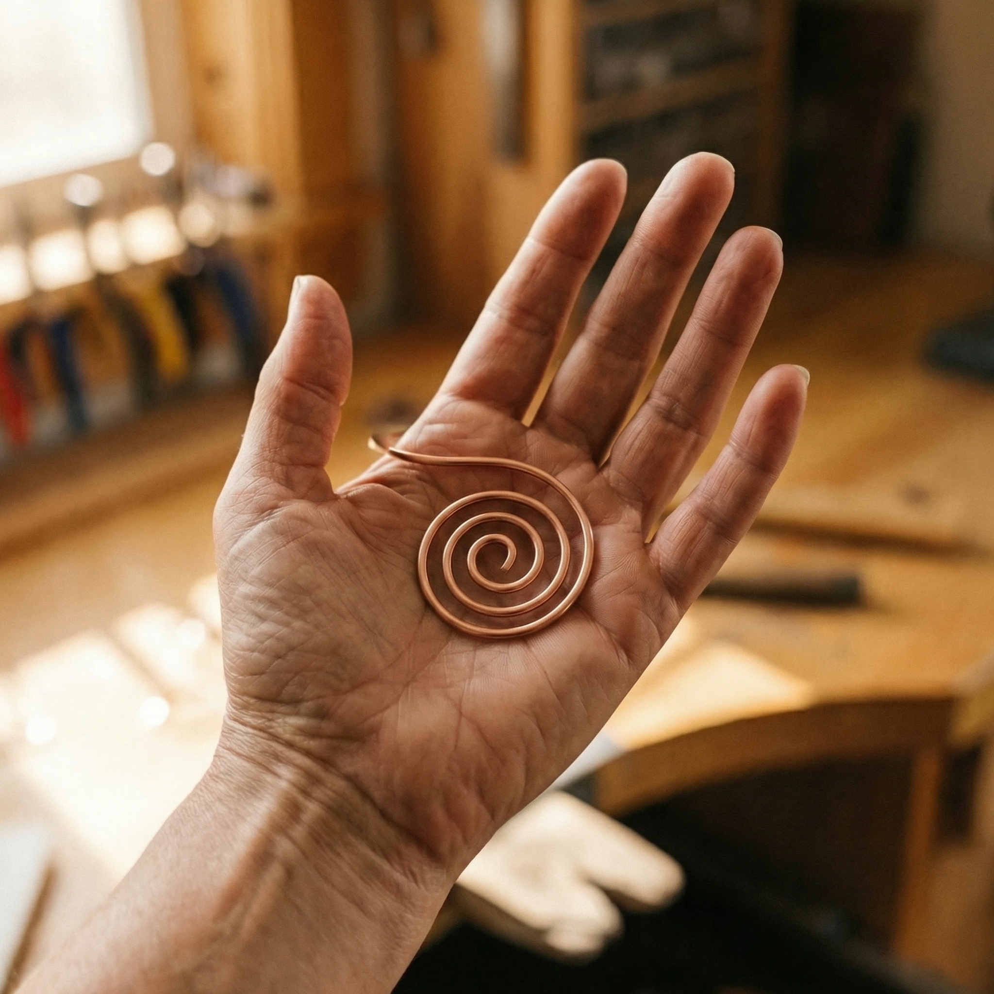 Copper & Spirit Flow Copper Hand Spiral