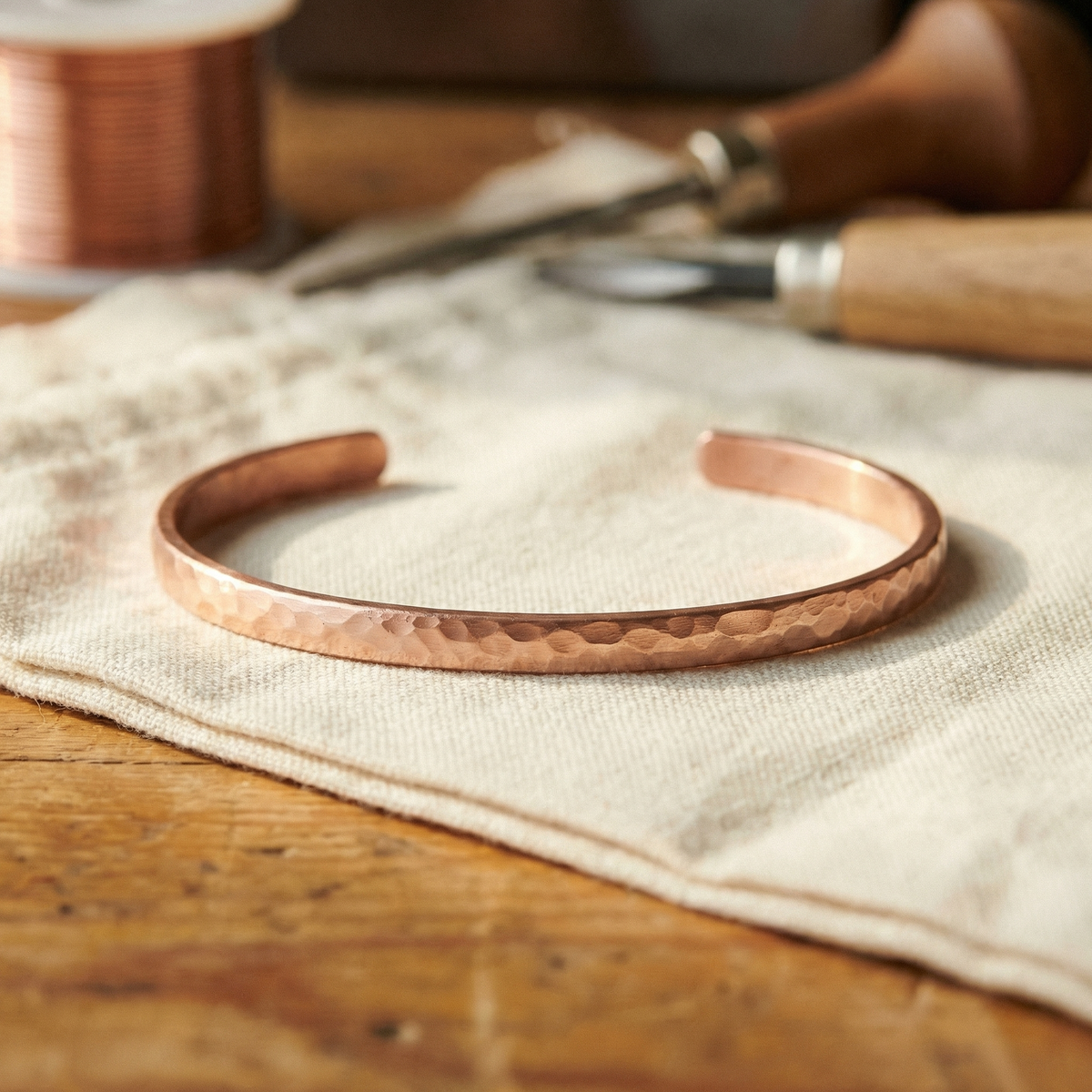 Copper & Spirit Sand Copper Anklet