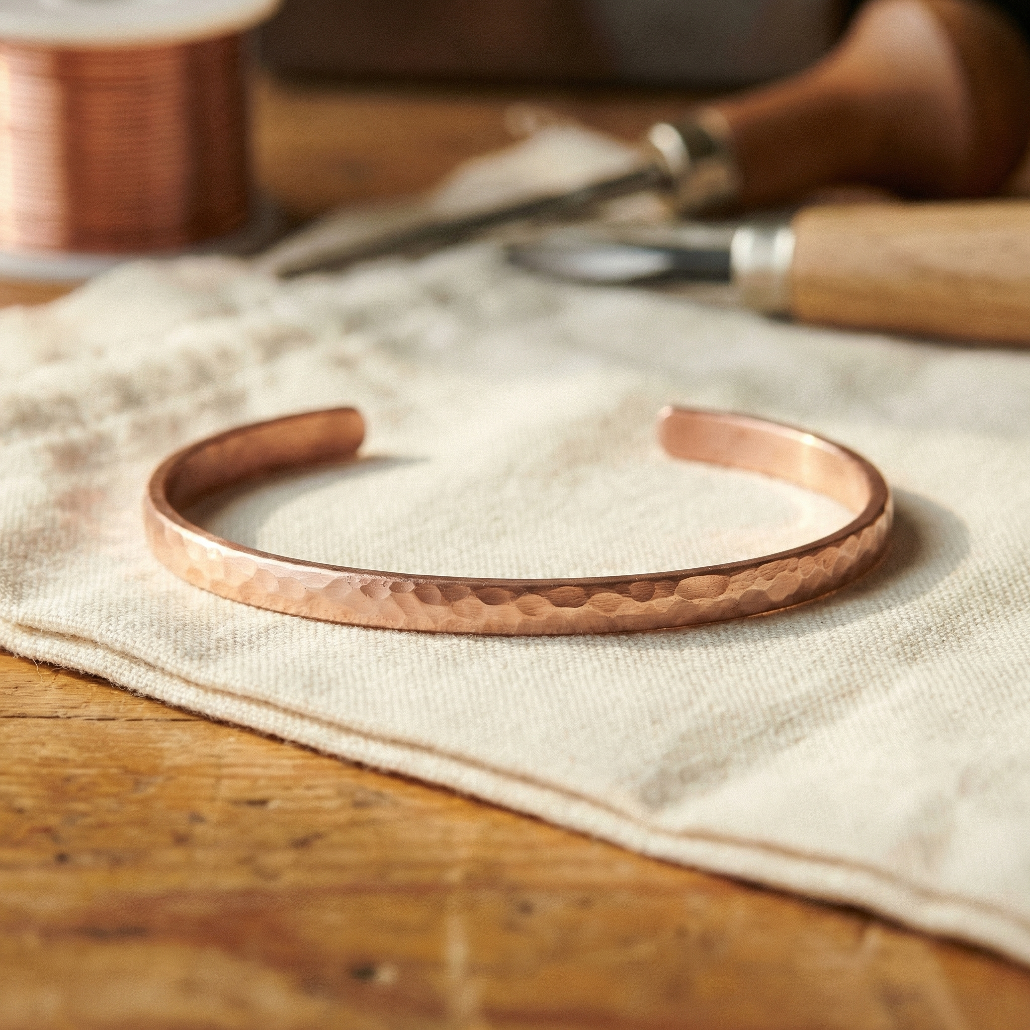 Copper & Spirit Sand Copper Anklet