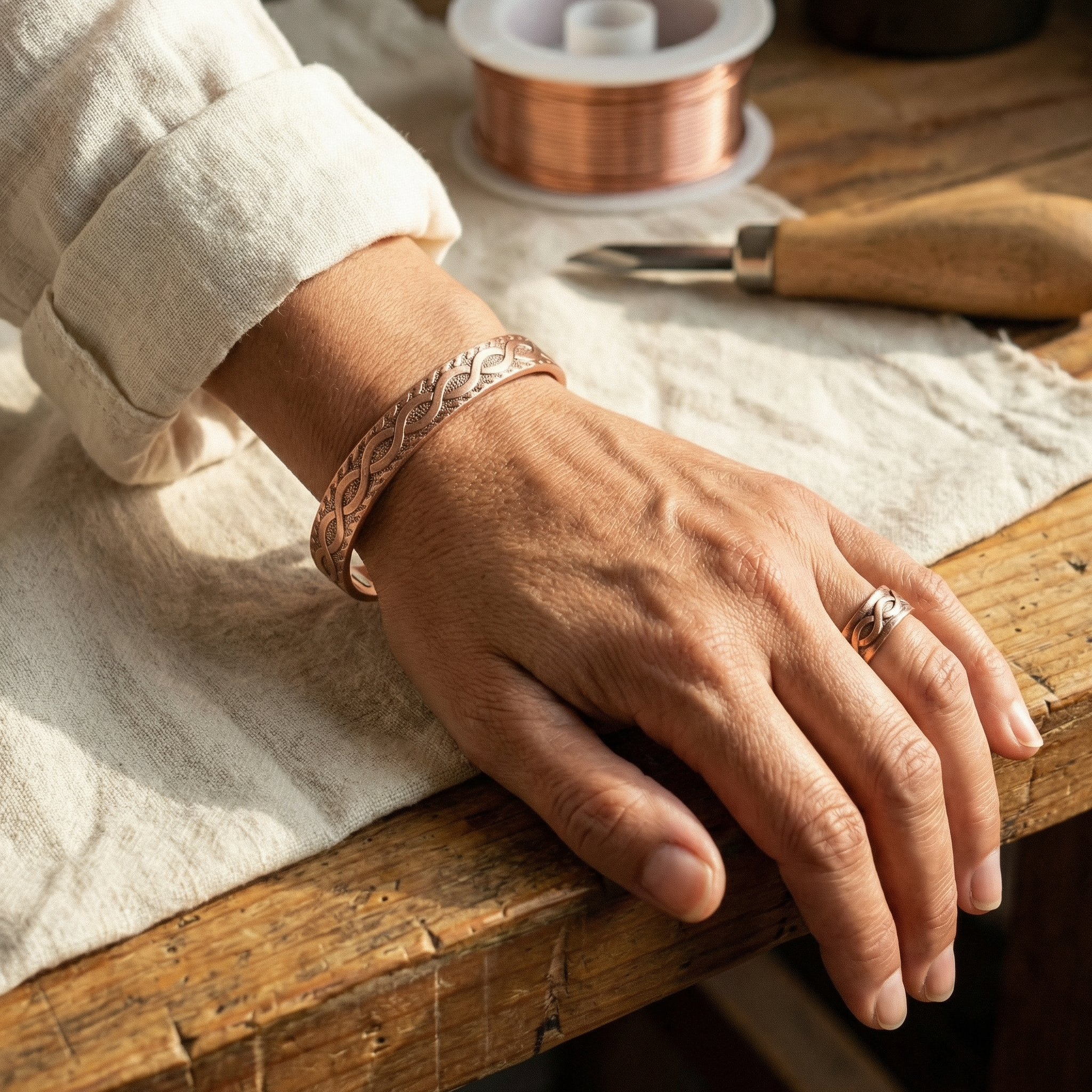 Copper & Spirit Knot Copper Set