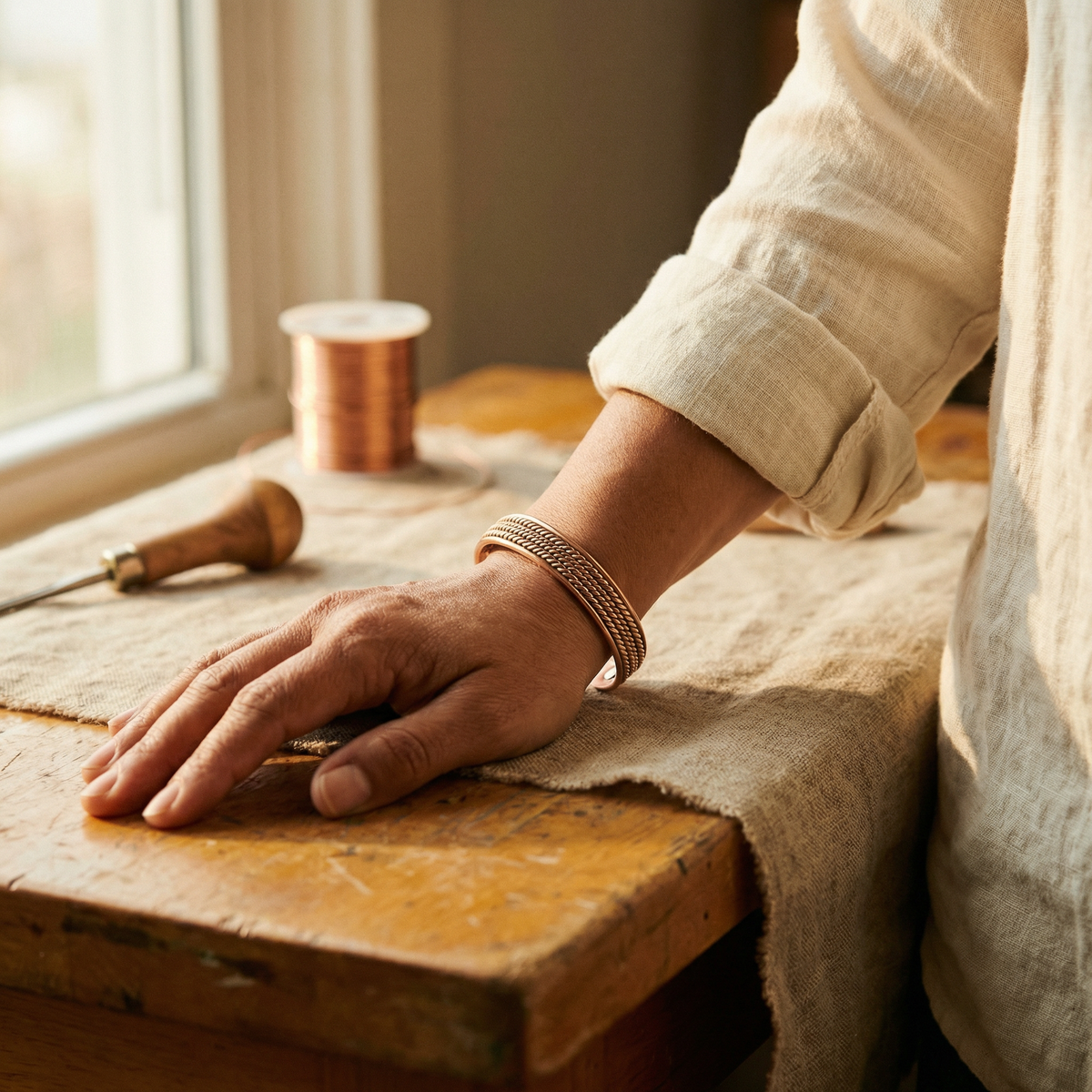 Copper & Spirit Forge Copper Bracelet