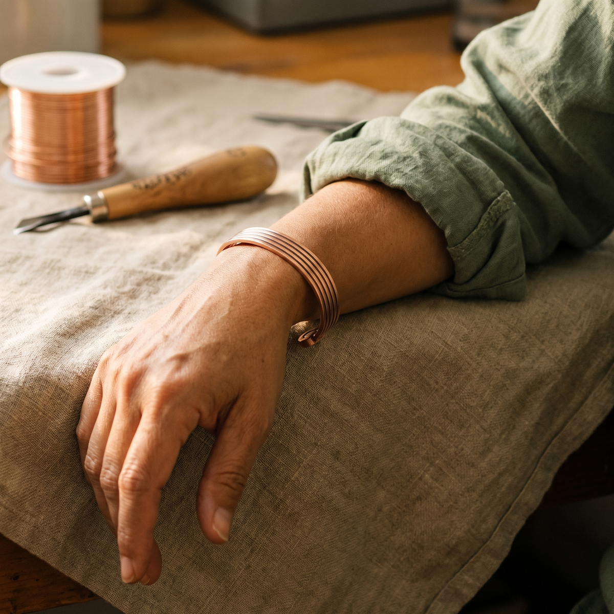 Copper & Spirit Ridge Copper Bracelet