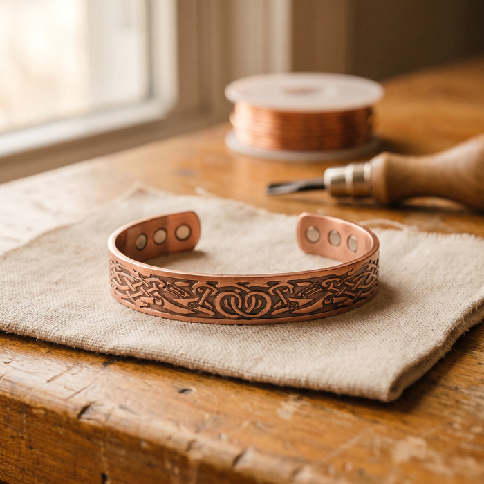 Copper & Spirit Moss Copper Bracelet