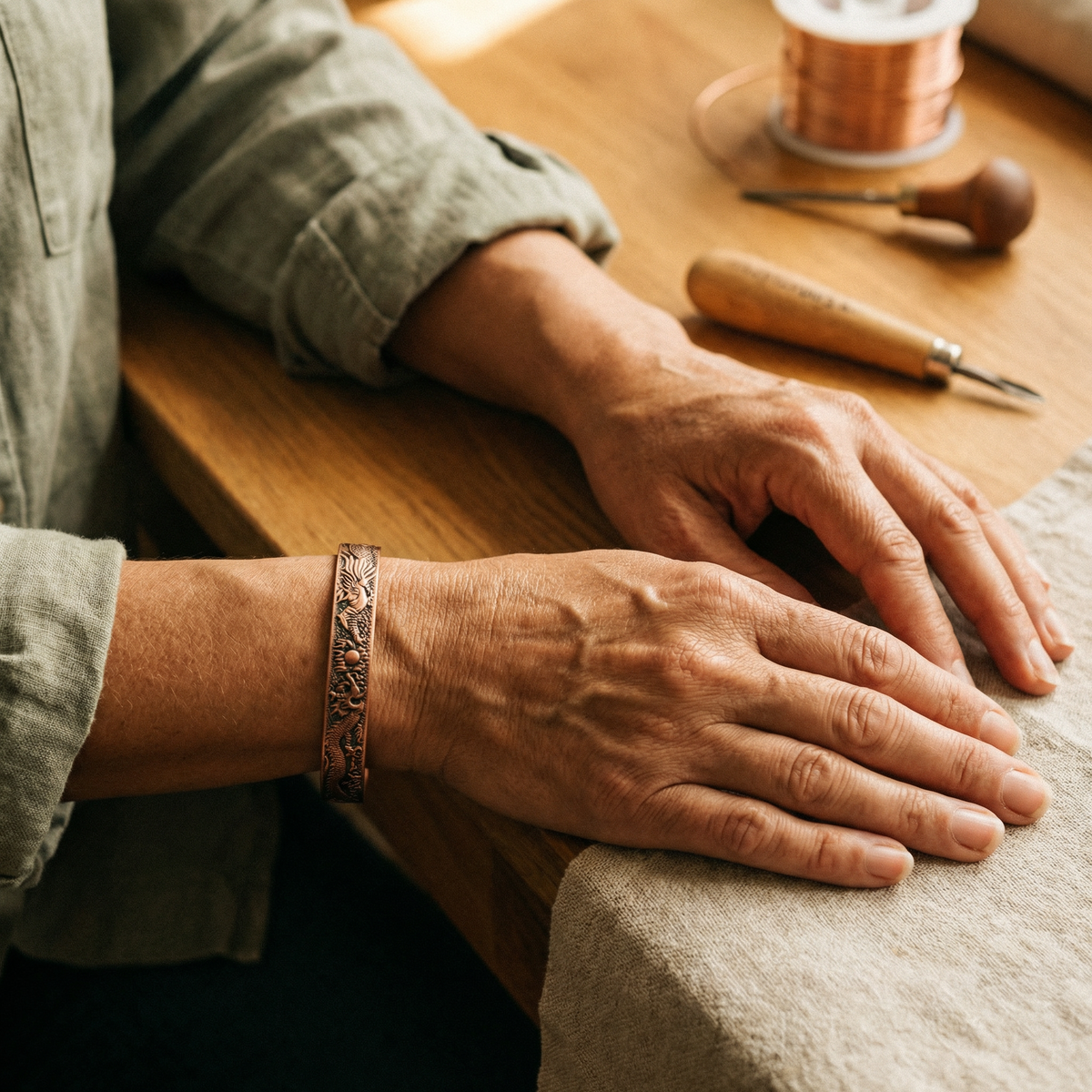 Copper & Spirit Loam Copper Bracelet