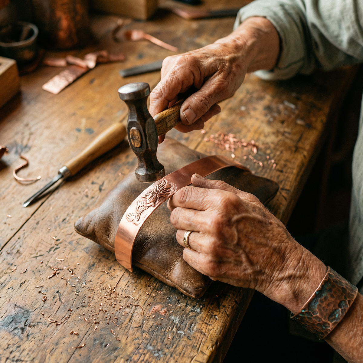 Copper & Spirit Loam Copper Bracelet