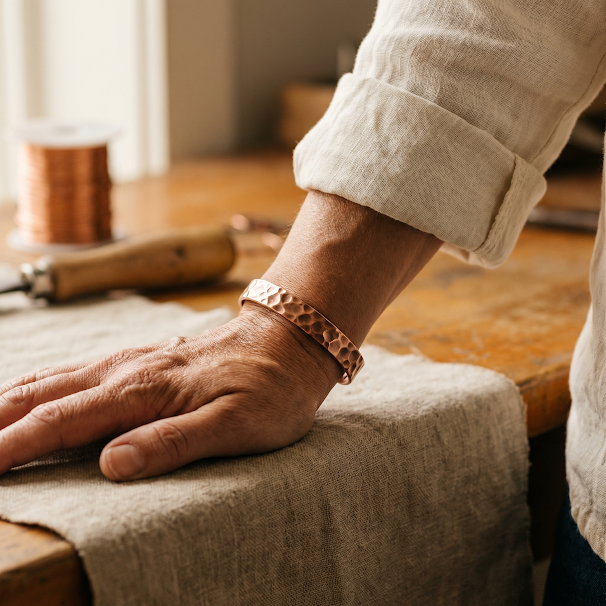 Copper & Spirit Furrow Copper Bracelet