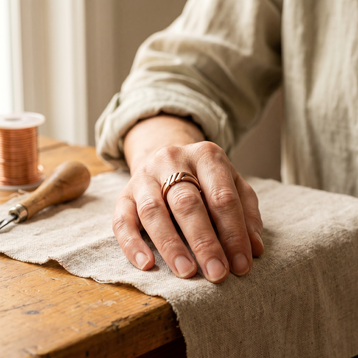 Copper & Spirit Peat Copper Ring