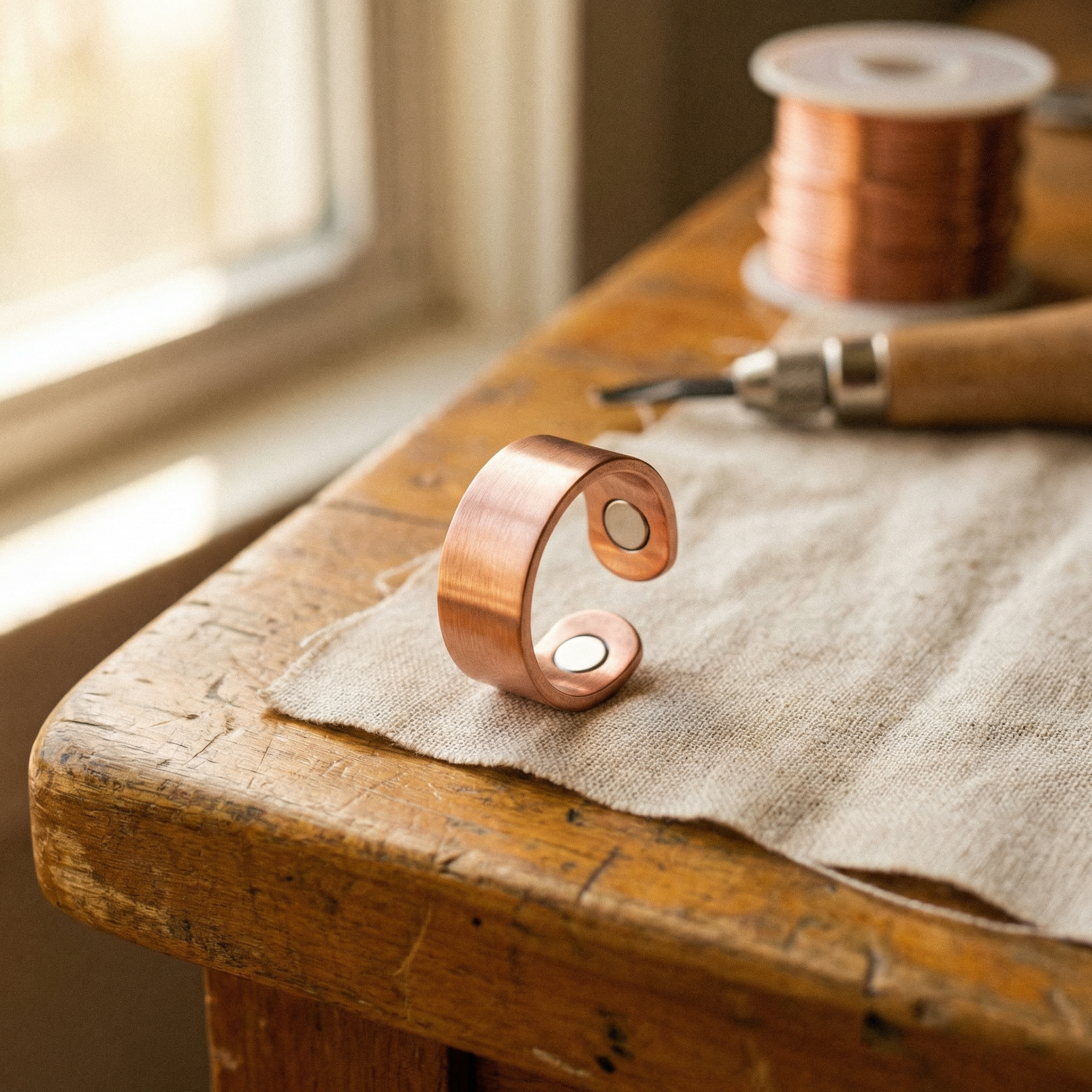 Copper & Spirit Weld Copper Ring