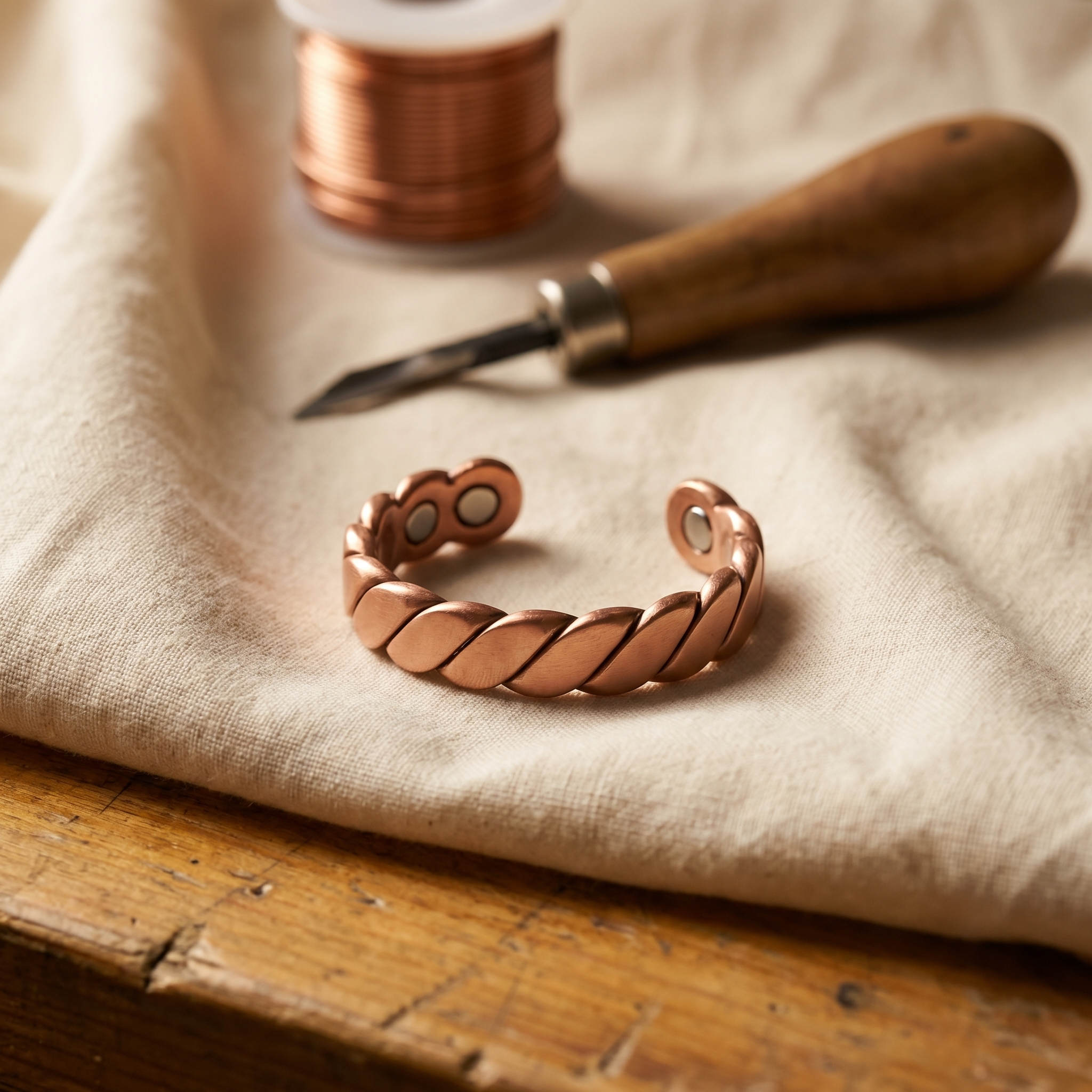 Copper & Spirit Knap Copper Ring