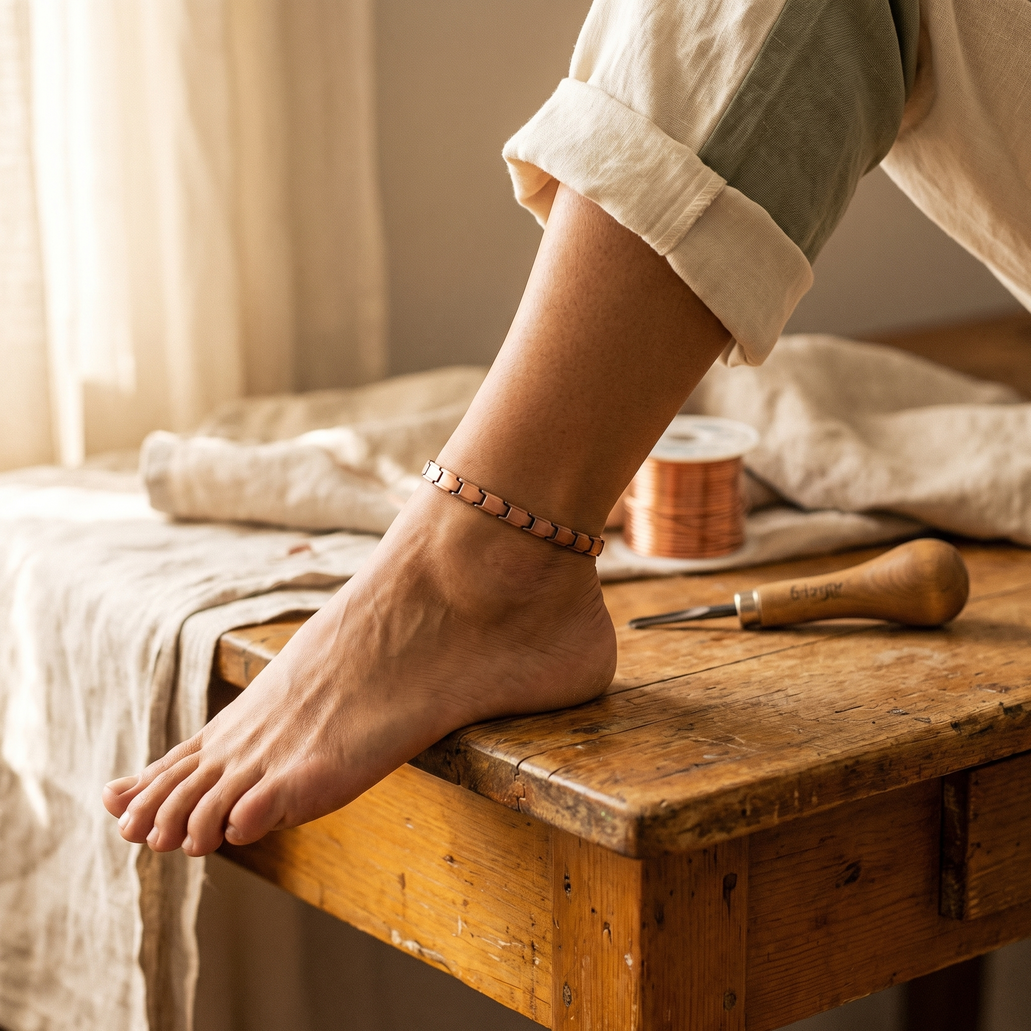 Copper & Spirit Shore Copper Anklet