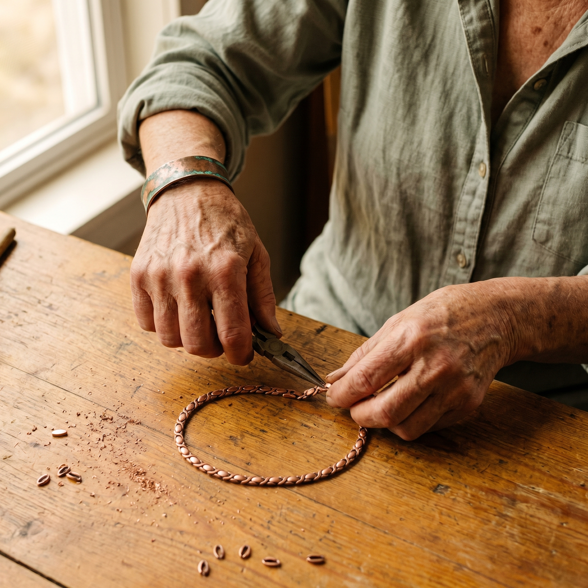Copper & Spirit Cedar Copper Necklace